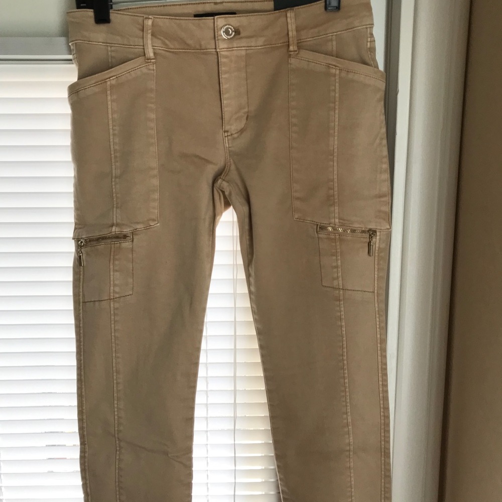 NWT - White Black House Market skinny crop